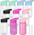 10 oz acrylic spill proof snowglobe tumbler