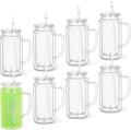 16 Ounce Snowglobe Tumbler With Handle