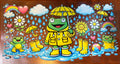 Frog in rain boots