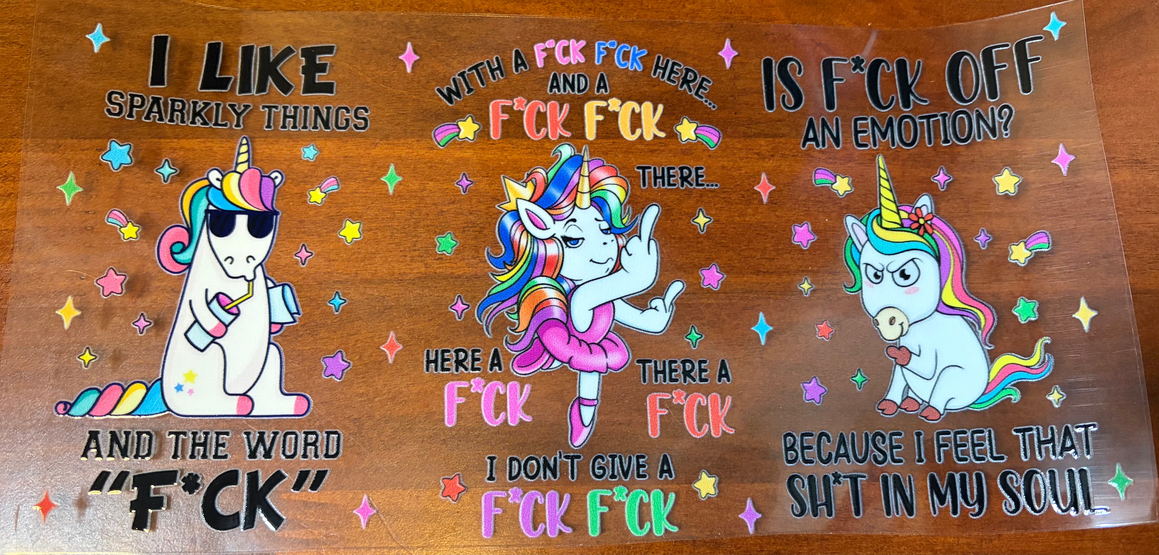 Swear word unicorn