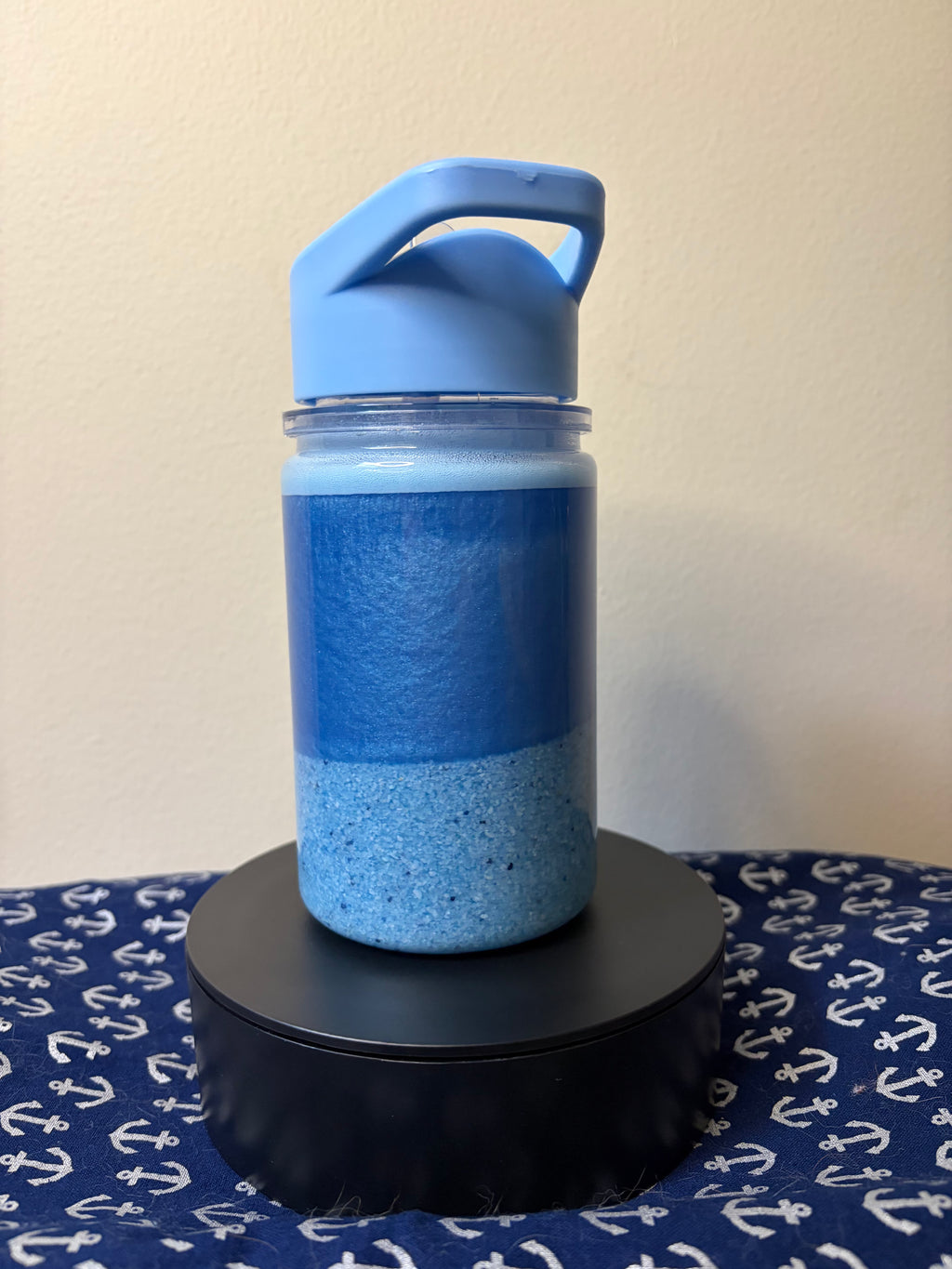 PREMADE ocean/beach theme kids cup.